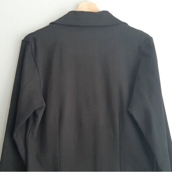 ETHOS \ Paris Blazer Jacket Organic Cotton Black Sz M - Picture 8 of 11